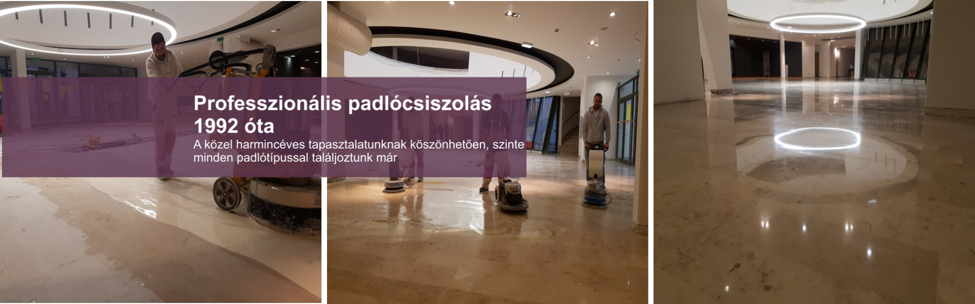 Professzionális padlócsiszolás